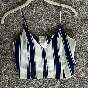 Capulet LG silky crop top